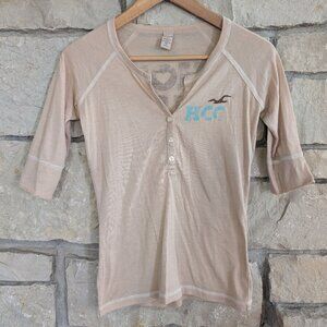 Hollister half-sleeve henley